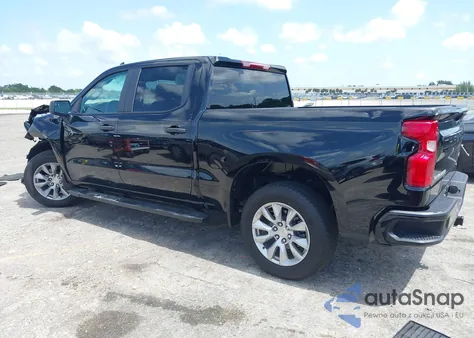 2024 Chevrolet Silverado 1500 2Wd Short Bed Custom z USA, uszkodzony, nr VIN 1GCPABEK5RZ302345